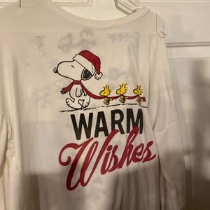 Snoopy pajama set. Size Large